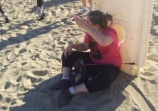  Sitting in the shade 